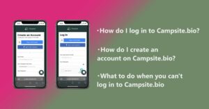 Introducing how to log in to Campsite.bio